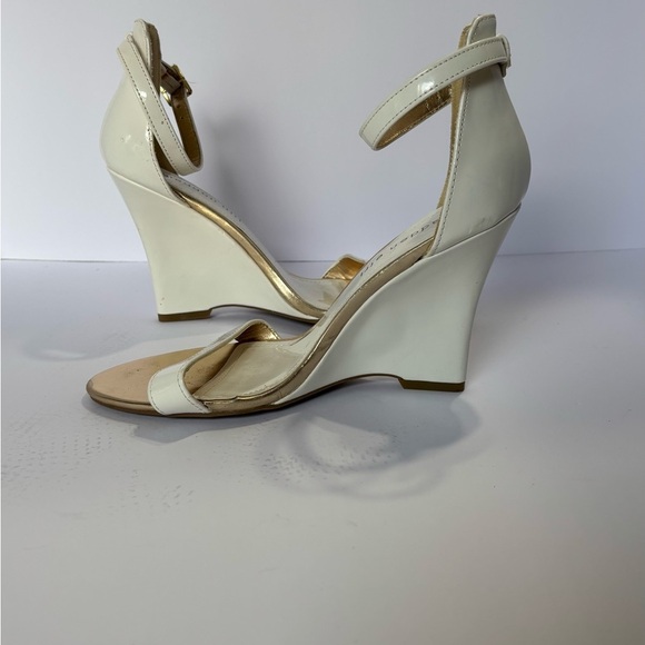 Madden Girl Cream Wedge Sandals - Picture 1 of 5